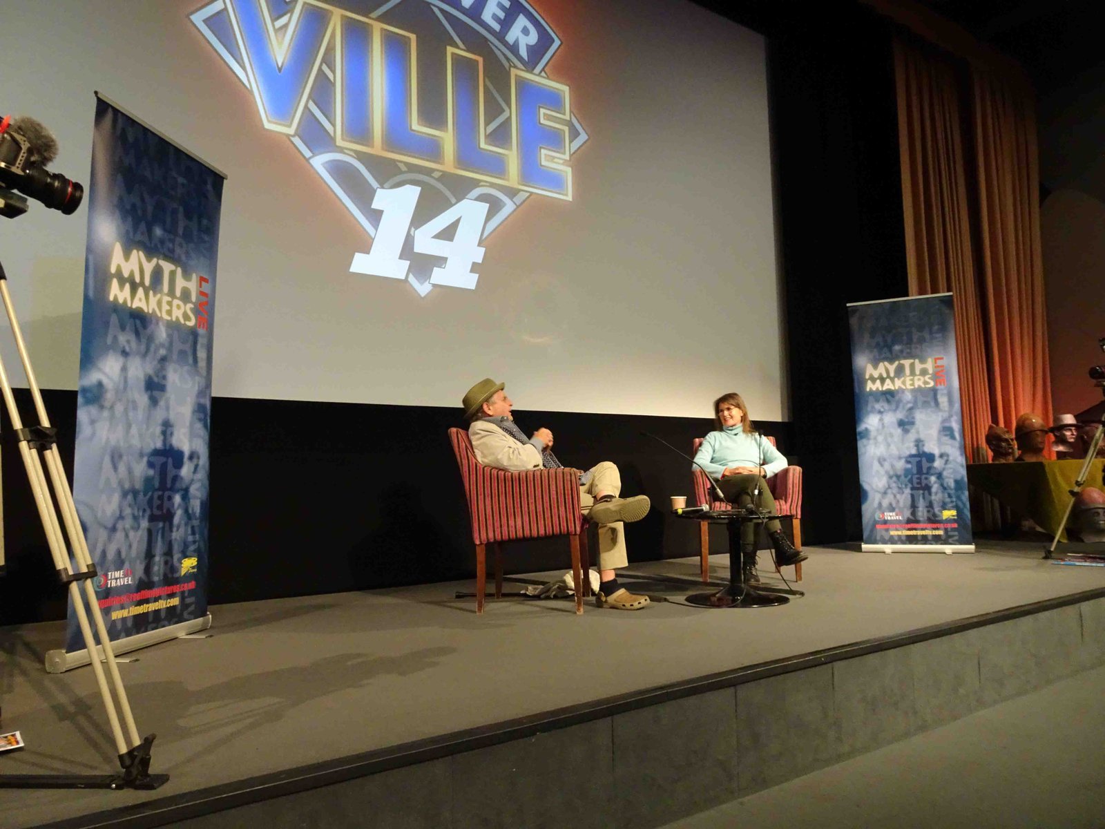 Sylvester McCoy, who played the Seventh Doctor, and Sophie Aldred, who played Ace